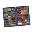 thumbnail image 4 of Moscas de pesca con mosca con caja de almacenamiento Cebos de pesca Señuelos de pesca con mosca Accesorios de pesca con mosca para depósitos Bluegill kusrkot señuelos de pesca con mosca, 4 of 8