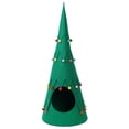 thumbnail image 1 of BEADCEST 1 Lit Nid pour Chat Vert pour Prévenir l'Air Froid Intérieur, 1 of 8