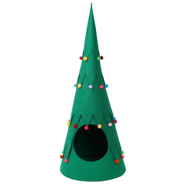 BEADCEST 1 Lit Nid pour Chat Vert pour Prévenir l'Air Froid Intérieur