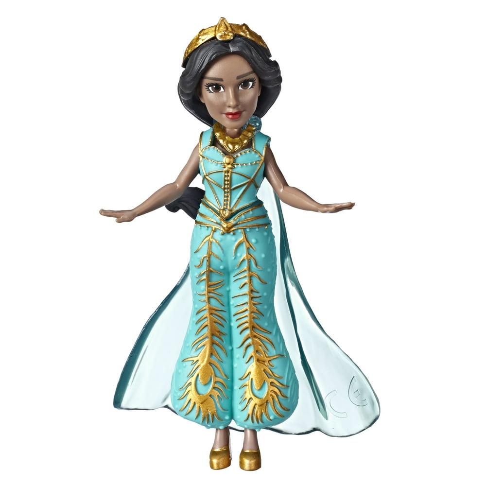 Disney Collectible Princess Jasmine Small Doll in Teal Dress Walmart