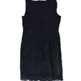 thumbnail image 2 of Ralph Lauren Womens Lace Cocktail Dress, Blue, 16, 2 of 2