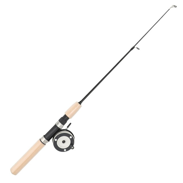 Ice 65cm Ice Fishing Rod Reel Combo Set Rotation Comfortable Grip Non Slip Ice Fishing Combos For Trout Walleye Perch