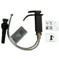 thumbnail image 3 of JERFIT Single Hole Bathroom Sink Faucet in Matte Black, Single Handle Brushed Nickel Finish, Anti-Rust Stainless Steel Lavatory Faucet with Ceramic Cartridge, 3 of 6