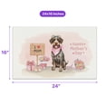 thumbnail image 5 of Happy Mother's Day Wirehaired Pointing Griffon Love Dog Mom Heart Flower Doormat Dog Lover Indoor Outdoor Welcome Mat - 12004, 5 of 5