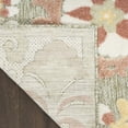 thumbnail image 6 of Nourison Aloha 7'10" x 10'6" Sage Rose Farmhouse Rug, 6 of 10