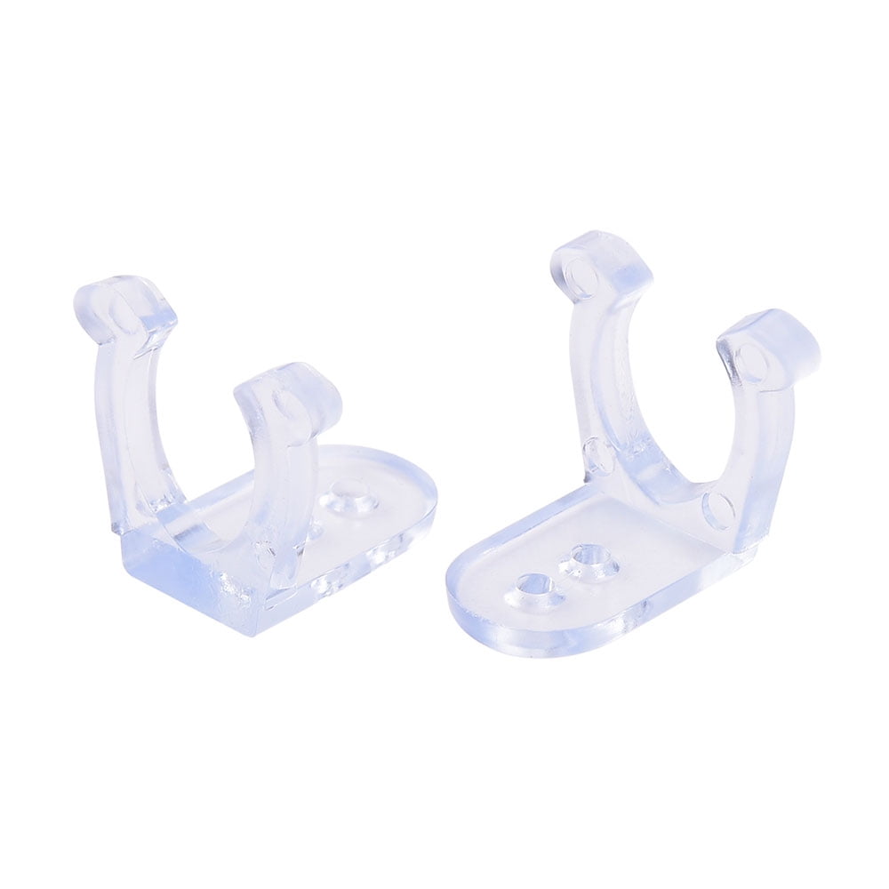 50 Pcs 7/16" to 1/2" PVC LED Rope Light Holder Wall Mounting Clips