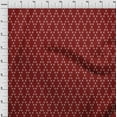 thumbnail image 4 of oneOone Cotton Silk Maroon Fabric Argyle Fabric For Sewing Printed Craft Fabric By The Yard 42 Inch Wide, 4 of 4