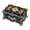 dard blue, variant on Vintage Rectangular Jewelry Box - Enameled Trinket Box Organizer Two Layer Treasure Chest Box Jewelry Decorative box Keepsake Gift Box Case for Women Girls, 3.5x2.4x1.6"