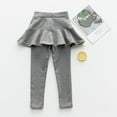 thumbnail image 2 of Uccdo 1/3 Packs Girls Autumn Cotton Leggings Tutu Skirts Culottes Solid Color Pantskirt Skinny Pants, 1-9 Years, 2 of 8