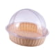 thumbnail image 3 of Cubierta de pastel transparente de PVC, tapa de pastel, fácil de limpiar, decoración, cubierta de cúpula de comida redonda para con cesta, 3 of 9