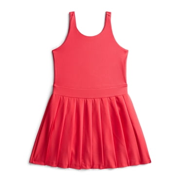Athletic Works Girls Active Pleated Dress, Sizes 4-18