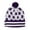 purple, variant on Black Scale Mens The Blvck Star Beanie Hat, Black, One Size