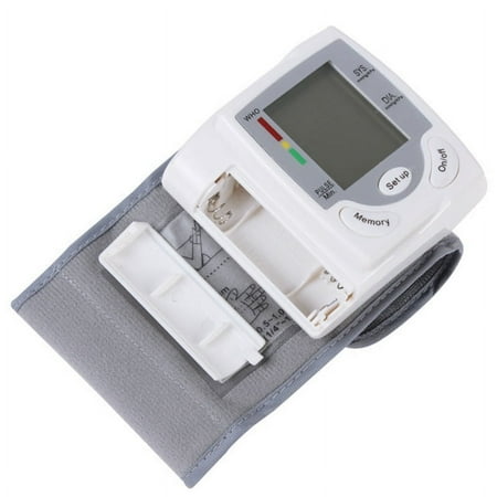 Automatic Wrist Blood Pressure Monitor: High and Low Pressure Testing Electronic BP Machine(Whatever Goods)