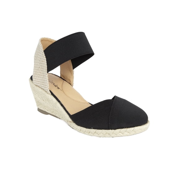 Comfortview Women's The Abra Stretch Fabric Espadrille