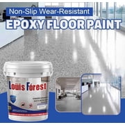 Louis Forest Epoxy Floor Paint,High-Gloss Marble Effect Epoxy Floor Coating-1KG