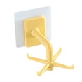 thumbnail image 3 of Ganchos de pared Monstrate 4 garras autoadhesivo Giratorio 360 grados Amarillo, 3 of 6