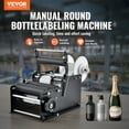 thumbnail image 2 of VEVOR Machine à Étiqueter Manuelle Ronde, 15-20 Pcs/min, Étiqueteuse Manuelle Ronde Réglable pour Bouteilles, Convient aux Bouteilles de Diamètre 0,78-4,72 Pouces (avec Barre de Pression), 2 of 9