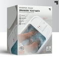 Sharper Image Spa Haven Foot Bath, Heated with Rollers and LCD Display