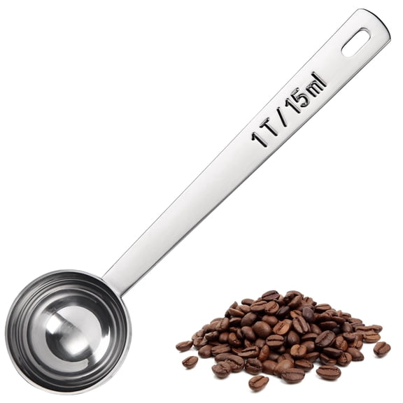 Stainless Steel Coffee Scoop, 1 Tbsp/15 ml Measuring Spoon