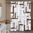 thumbnail image 6 of Eucalyptus Plant Shower Curtain, Linen Textured Floral Weighted Fabric Shower Curtain Set with Plastic Hooks, Watercolor Leaves Botanical Natural Shower Curtains for Bathroom, 72x72, Sage Green, 6 of 6