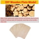 thumbnail image 4 of Paquete de 20 Hojas de Madera Sin Terminar, Tablero de Madera Fina de Madera de Balsa, 4 of 9