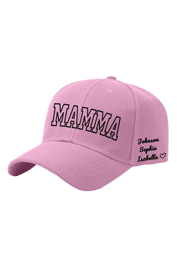 Trucker Hat Custom Name Printed Personalized Baseball Cap, DIY Mother's Day Birthday Gift Hat for Ladies Women