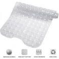 thumbnail image 2 of Sanmadrola 2 Pack Bath Mat Non Slip Extra Long Bathtub Mat 40 X 16 Inch Eco Friendly Bath Tub Mat with 200 Big Suction Cups Machine Washable Shower Mat Gray, 2 of 7