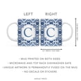 thumbnail image 5 of Koyal Wholesale Ceramic Coffee Mug, Moroccan Monogram  C, 5 of 5