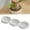 A-3PC, variant on Brazilian Wood Pallet White Ceramic Saucer, Ceramic Plant Tray for Pots, Office Desk Decorations Plant Pot Base Office Decor Brazilian Wood Ceramic Tray, Ideal for Indoor Decoration