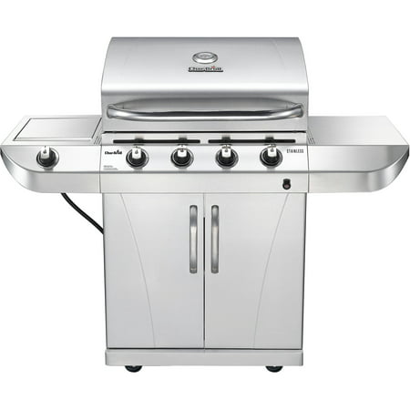 Char-Broil 4 Burner Gas Grill in Stainless Steel
