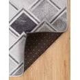 thumbnail image 3 of Linon Laredo Fortin Woven Polyester 5'x7' Rug in Gray, 3 of 3