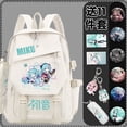 thumbnail image 4 of Mochila escolar Hatsune Miku para niños de 3 a 6 grados, mochila bonita y creativa con dibujos animados de gran capacidad para niñas y estudiantes, mochila reductora de carga, 4 of 5