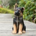 thumbnail image 1 of 14" H German Shepherd Puppy Garden Statue Polyresin, 1 of 5