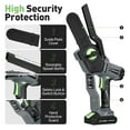 thumbnail image 6 of GARDSURE 6 inch Chainsaw Brushles Cordless Saw with 20V 2.0Ah Li-ion Batteries for Cutting & Logging, 6 of 9