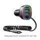 thumbnail image 5 of Cargador para Coche Ndcxsfigh 3 Puertos Adaptador Corriente LED 60W QC 3 0 PD 3 0, 5 of 9