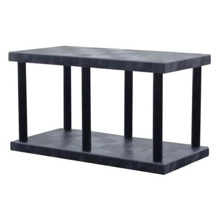 Dura Shelf Shelving - DURA-SHELF ST4824B Bulk Shelving, Solid Top, 2 Shelf, 48x24x27