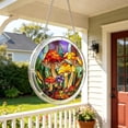 thumbnail image 5 of Iridescent Mushroom Acrylic Puzzle Suncatcher DIY Assembly Color Refraction Hanging Ornament Window Wall Decor Gift for Home Bedroom Balcony,A, 5 of 6