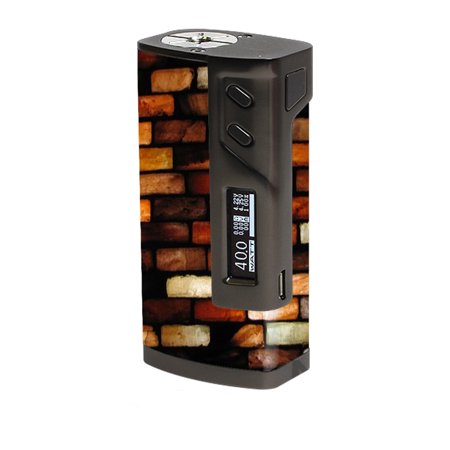 Temp Glass - Skin Decal For Sigelei 213W Tc Temp Control Vape Mod / Stained Glass Bricks Brick Wall