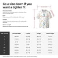 thumbnail image 5 of Balery Cute Tennis Rackets Camisa Casual de Manga Corta con Botones para Hombre, Texturizada, Estilo Cubano, para Playa, Verano-XX-Large, 5 of 5
