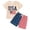 00-Beige32, variant on Summer Boys 4Th of July Outfits 2-Piece Short Sleeve T-Shirt Shorts Set, Sizes 1-13