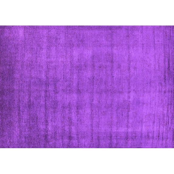 Ahgly Company Indoor Rectangle Oriental Purple Industrial Area Rugs, 2' x 5'