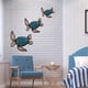 thumbnail image 4 of Fiudx Ofertas relámpago del día Decoración de pared para sala de estar con animales submarinos, colgante de pared para baño con tortuga marina, decoración de pared de madera para verano, 4 of 4