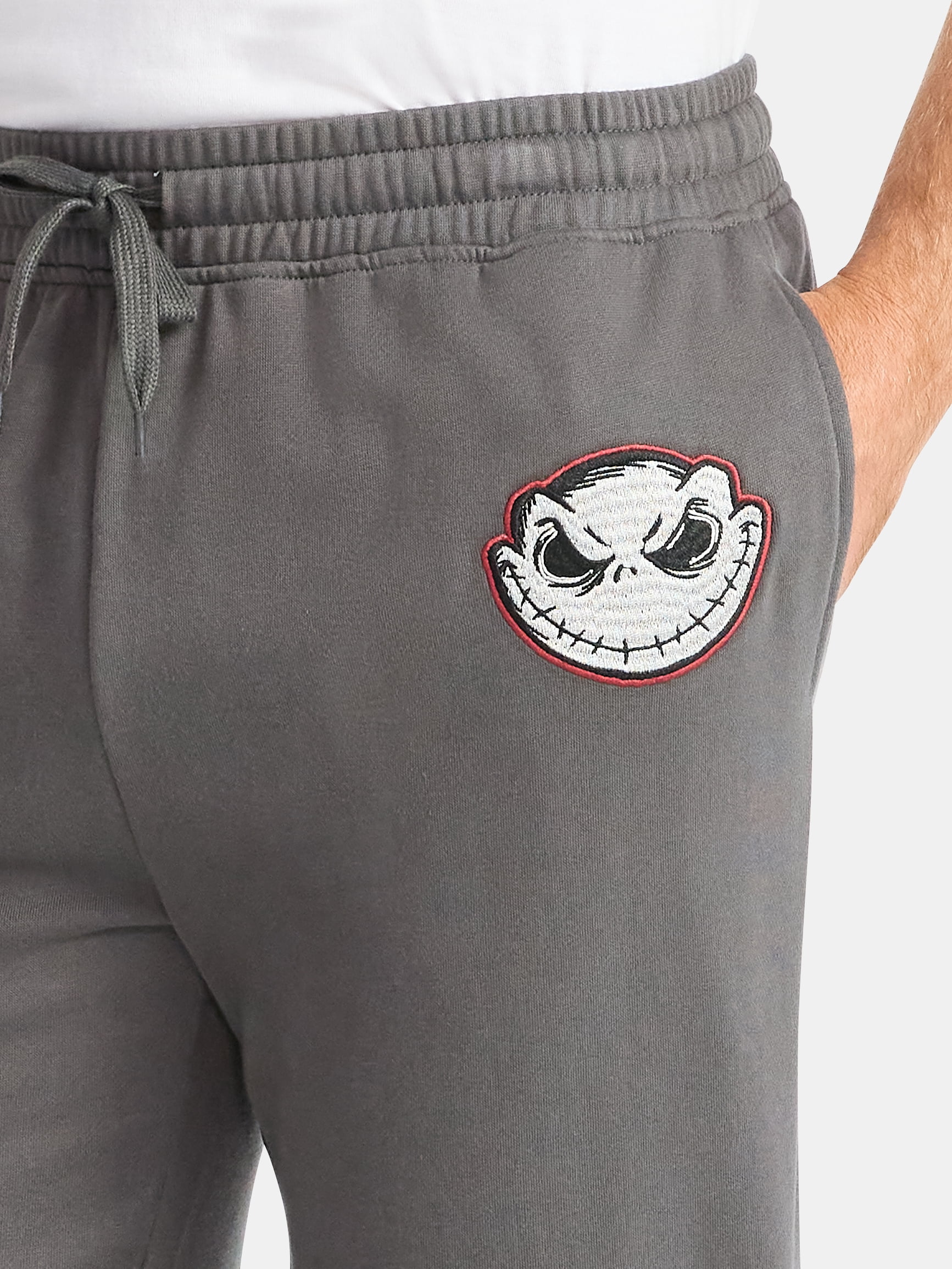 Nightmare Before Christmas Men's and Big Men's Jack Skellington Graphic Jogger Pants, Sizes XS-3XL