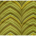 thumbnail image 4 of oneOone Organic Cotton Poplin Twill Fabric Waves Flame Stitch_Printed Fabric 1 Yard 42 Inch Wide, 4 of 4