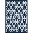 thumbnail image 2 of SAFAVIEH Kilim Searlait Geometric Hexagons Wool Area Rug, Navy, 5' x 8', 2 of 5