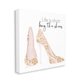 thumbnail image 3 of Stupell Industries Buy The Shoes Motivational Floral Heel Pattern Graphic Art Gallery Wrapped Canvas Print Wall Art, Design by Tava Studios, 3 of 7