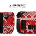 thumbnail image 4 of Design Skinz - Compatible with Steam Deck - Skin Decal Protective Scratch-Resistant Removable Vinyl Wrap Cover - Knitted Ugly Christmas Sweater V5, 4 of 5