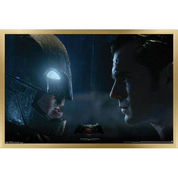 DC Comics Movie - Batman v Superman - Stare Wall Poster, 22.375" x 34", Framed