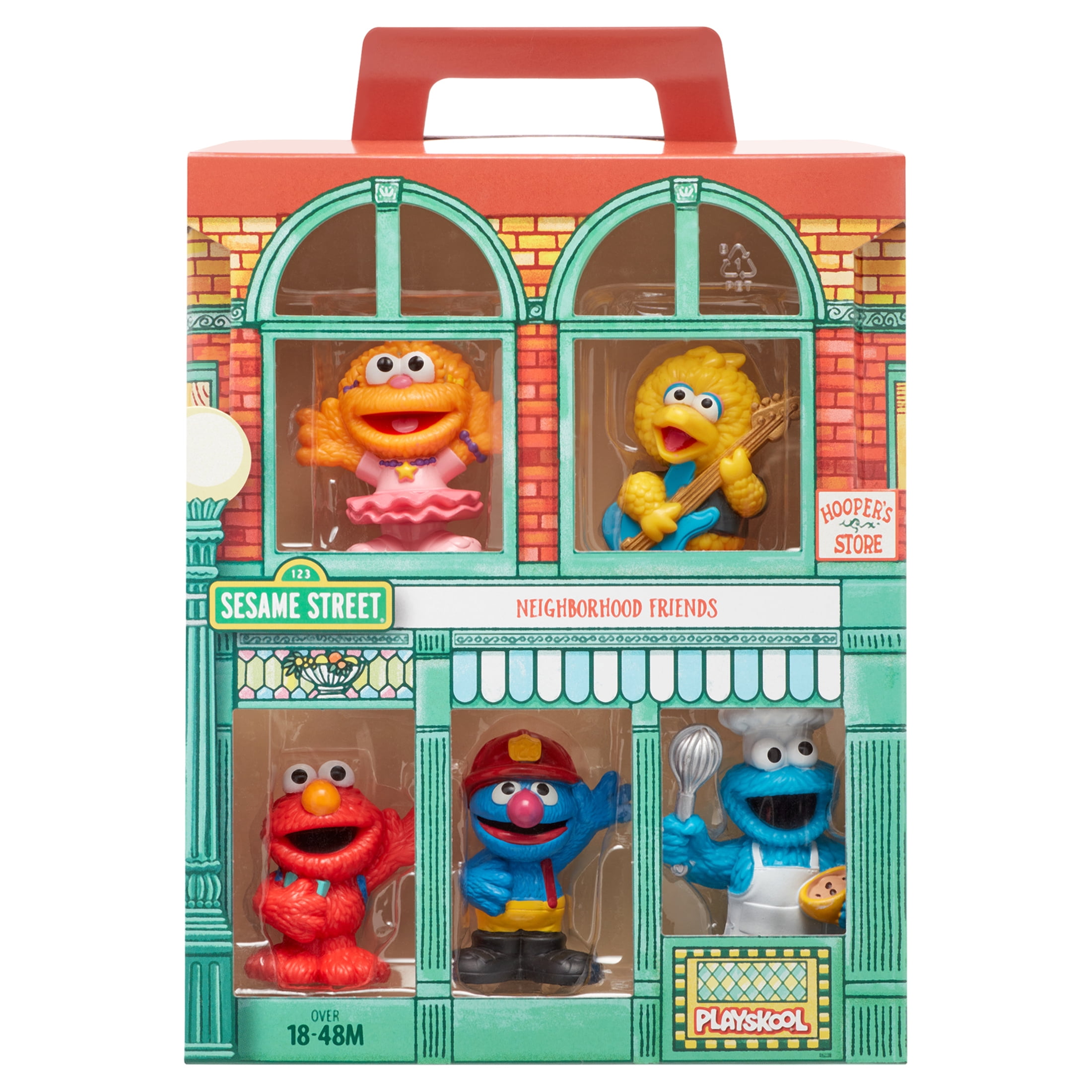 Sesame Street Neighborhood Friends 5 Figures 3-inches Classic Collectibles 630509829521