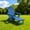 1Pcs Dark Blue, variant on Jopath Adirondack Chair, Outdoor Lounge Chair Adjustable Backrest with Pull-Out Footrest for Patio Garden Outdoors Fire Pit Teak